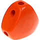 Motivperle Dreieckskörper : orange