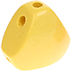 Motivperle Dreieckskörper : pastellgelb