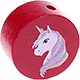 Perlina con motivo “Unicorno” : bordò