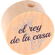 Motivperle "el rey de la casa" (Spanisch) : natur