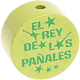 Motivperle "el rey de los panales" (Spanisch) : lemon