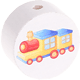 Perlina con motivo “Macchinine” : locomotiva in legno