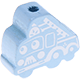 Perlina sagomata “Camion dei pompieri” : azzurro bambino