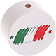 Perlina con motivo “Bandiera” : Italia
