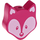 Motivperle Fuchs : dunkelpink