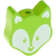 Motivperle Fuchs : gelbgrün