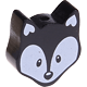 Motivperle Fuchs : schwarz