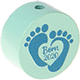 Perlina con motivo "Born 2020" : menta