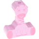 Motivperle Giraffe : rosa