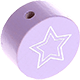 Perlina con motivo glitterato “Stellina” : lilla