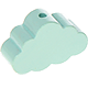 Perlina sagomata “Nuvola” : menta