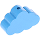 Perlina sagomata “Nuvola” : azzurra