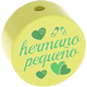 Motivperle "hermano pequeño" (Spanisch) : lemon