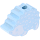 Motivperle Igel : babyblau