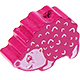 Motivperle Igel : dunkelpink