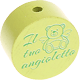 Motivperle "Il tuo angioletto" (Italienisch) : lemon