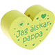 Motivperle Herz - "Jag älskar pappa" (Schwedisch) : lemon