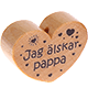 Motivperle Herz - "Jag älskar pappa" (Schwedisch) : natur