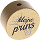 Motivperle "Kleine prins" (Niederländisch) : gold