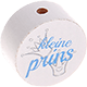 Motivperle "Kleine prins" (Niederländisch) : weiß