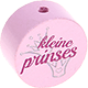 Motivperle "Kleine prinses" (Niederländisch) : rosa