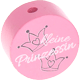 Perlina con motivo “Kleine Prinzessin” : rosa bambino