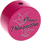 Perlina con motivo “Kleine Prinzessin” : rosa scuro