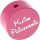 Perlina con motivo glitterato "Kleine Prinzessin" : rosa