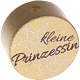 Perlina con motivo “Kleine Prinzessin” : oro