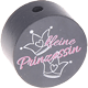 Perlina con motivo “Kleine Prinzessin” : grigio