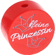 Perlina con motivo “Kleine Prinzessin” : rosso
