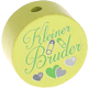 Perlina con motivo "Kleiner Bruder" : limone