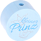 Perlina con motivo “Kleiner Prinz” : azzurro bambino