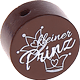Perlina con motivo “Kleiner Prinz” : marrone