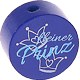 Perlina con motivo “Kleiner Prinz” : blu scuro