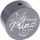 Perlina con motivo “Kleiner Prinz” : grigio