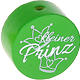 Perlina con motivo “Kleiner Prinz” : verde