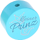 Perlina con motivo “Kleiner Prinz” : turchese chiaro