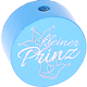 Perlina con motivo “Kleiner Prinz” : azzurra