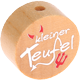 Perlina con motivo “Kleiner Teufel” : naturale