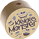 Perlina con motivo "Kleines Monster" : oro