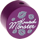 Perlina con motivo "Knutschmonster" : viola viola
