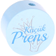 Motivperle "küçük Prens" (Türkisch) : babyblau