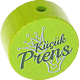 Motivperle "küçük Prens" (Türkisch) : gelbgrün