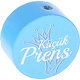 Motivperle "küçük Prens" (Türkisch) : skyblau