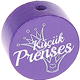 Motivperle "küçük Prenses" (Türkisch) : blaulila