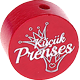 Motivperle "küçük Prenses" (Türkisch) : bordeauxrot