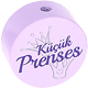 Motivperle "küçük Prenses" (Türkisch) : flieder