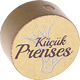 Motivperle "küçük Prenses" (Türkisch) : gold