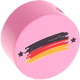 Motivperle Flagge Deutschland : babyrosa